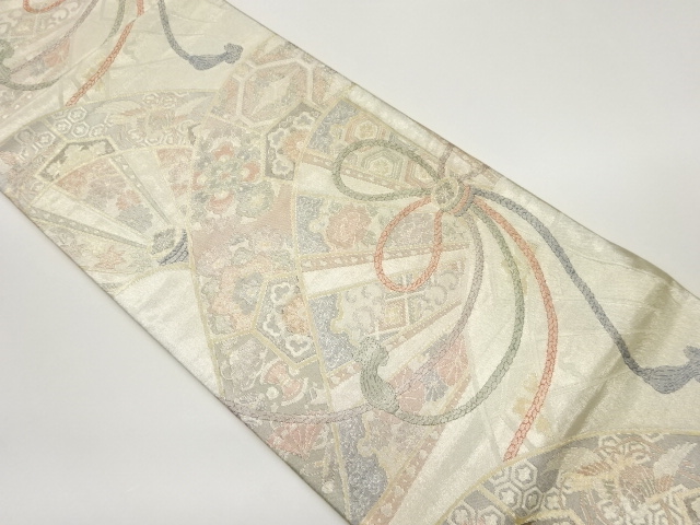 JAPANESE FUKURO OBI / SAGANISHIKI / WOVEN NOSHI PATTERN